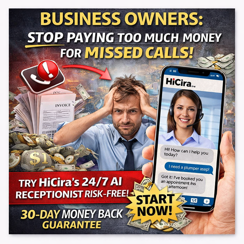 AI receptionist that answers calls, responds to texts, and books jobs automatically—so you never miss a lead